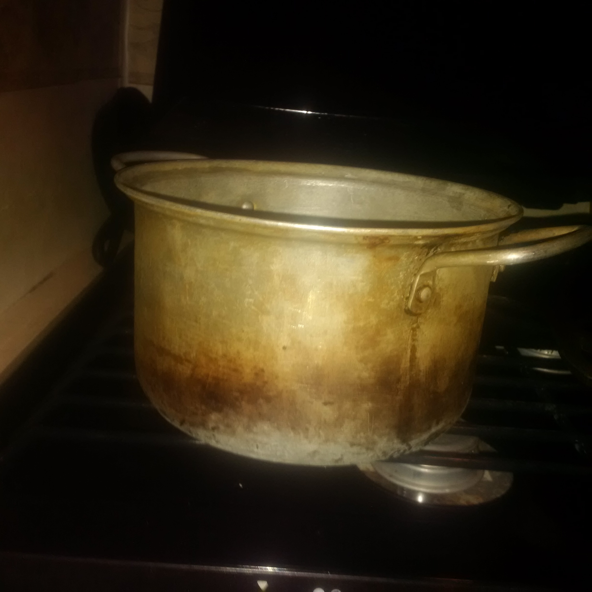 a pot of water to boil